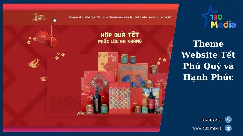 Theme Website Tết Phú Quý và Hạnh Phúc